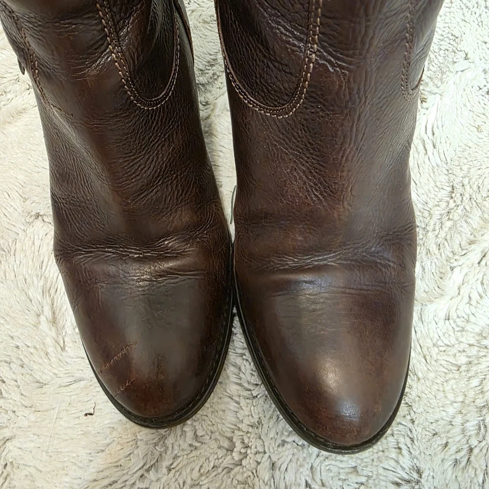 J. Crew Dark Brown Over the Knee Boots 8.5